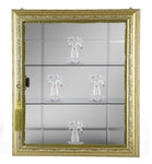 20" Inch Gold Wall Accent Cabinet