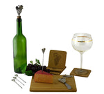 11pc Wine and Cheese Board Set Ft Grapes