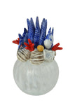 8" Capodimonte Porcelain Diffuser with Ocean Animals