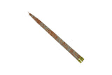 11" Inch Decorative Flameless Acrylic Taper Stick Candle with Copper Flakes for Display Only Set of 12