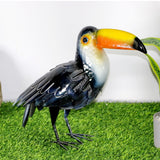 Toucan Outdoor Garden Statue Decoration 15" Tall