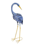 Heron Crane Outdoor Garden Statue Decoration 34" Tall in Purple