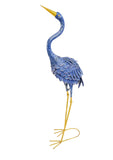 Heron Crane Outdoor Garden Statue Decoration 37" Tall in Purple