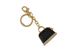 Keychain Charm Jeweled with Rhinestones -  Purse in Gold