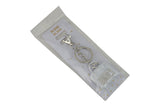 Keychain Charm Jeweled with Rhinestones -  Purse in Silver