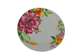 16 Piece purple Floral Dinnerware Set Service for 4