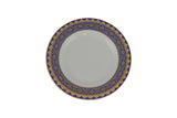 Beautiful 40 piece Gold and Blue Dinnerware - Service for 8