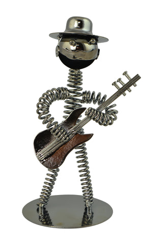 7.5" Inch Tall Guitar Player Spring Figurine