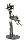 Threestar 7.5" Inch Tall Trumpet Player Spring Figurine