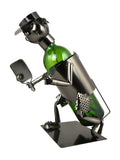 Pickleball Player Wine Bottle Holder 12" Tall