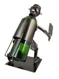 Pickleball Player Wine Bottle Holder 12" Tall