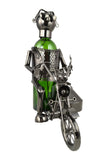 Motorcycle and Side Car Wine Bottle Holder 14" Tall
