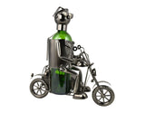 Motorcycle and Side Car Wine Bottle Holder 14" Tall