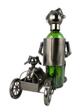 Motorcycle and Side Car Wine Bottle Holder 14" Tall