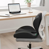 Memory Foam Seat Cushion for Office Chair – Ergonomic Lumbar Support Cushion with Breathable Ventilation, Coccyx & Back Pain Relief, Non-Slip Seat Pad for Office, Car, Home