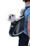 Bella's Bags Black Fabric Dog Backpack Animal Carrier