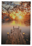 Sunrise in Autumn LED Enhanced Canvas Print