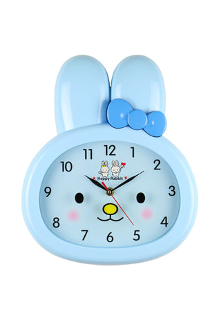 Blue Rabbit Kid's Wall Clock