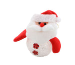 4pc LED Christmas Ornaments Snowman, Santa, Reindeer Light Up Decorations