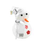 4pc LED Christmas Ornaments Snowman in Scarfs Light Up Decorations