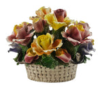 Capodimonte Oval Flower Basket