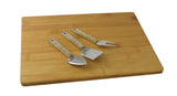 Charcuterie Cheese Board Set w/ 3pc Utensils in Gold
