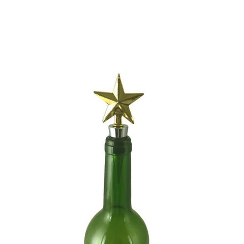 Golden Star Metal Bottle Stopper & Gift Bag