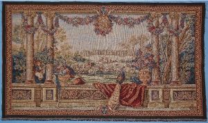47" Inch Woven Tapestry Picture Scene
