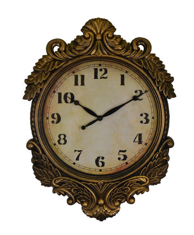 20" x 15" Antique Victorian Baroque  Style Vintage Wall Clock