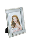 8X6 FRAME FOR 4X6 PHOTO, PEARL AND CRYSTAL LINES