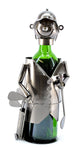 Golder w/ Golf Bag Wine Bottle Holder