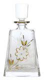 Floral and Crystal Decanter