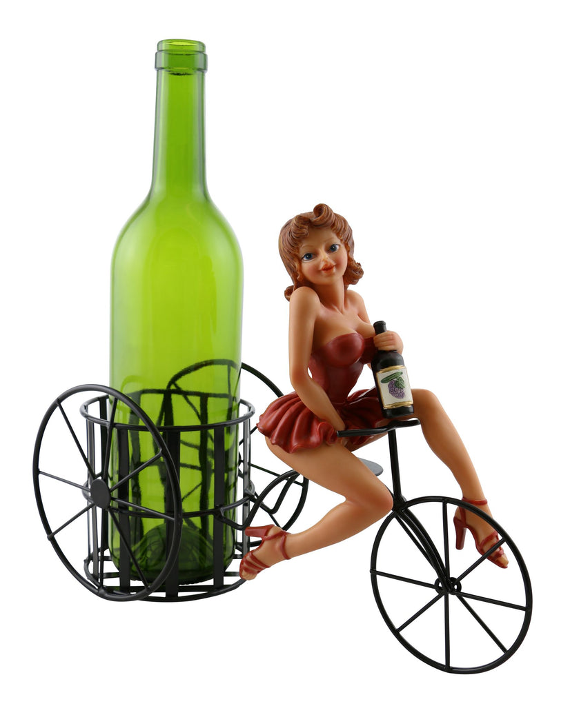 Sexy Lady on Bicycle Wine Bottle Holder ImportedGiftDepot Sexy Lady on Bicycle Wine Bottle Holder ImportedGiftDepot