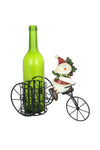 Snowman on Bicycle Wine Bottle Holder