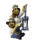 8" Inch Male and Female Chef Corkscrew and Corkscrew Holder