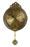 27" Inch Vintage Gold Pendulum Wall Clock
